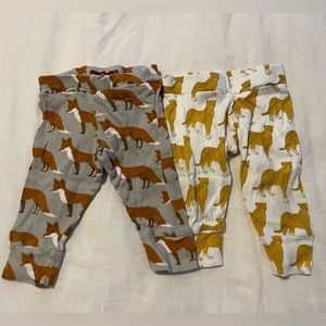 Milkbarn leggings 2 pack size 6-12 months